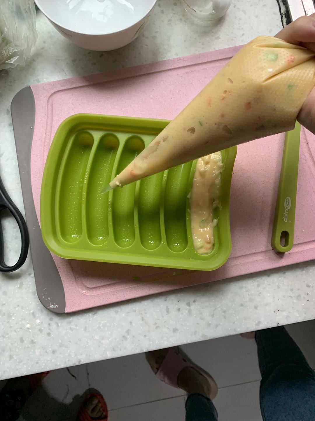 宝宝辅食之土豆蛋肠