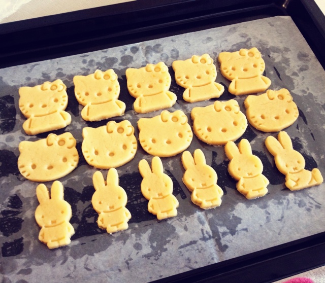 summer_惠做的卡通黄油饼干