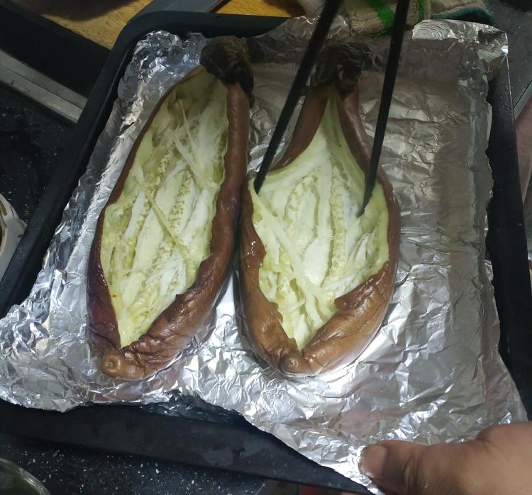 简便快捷美味的烤茄子