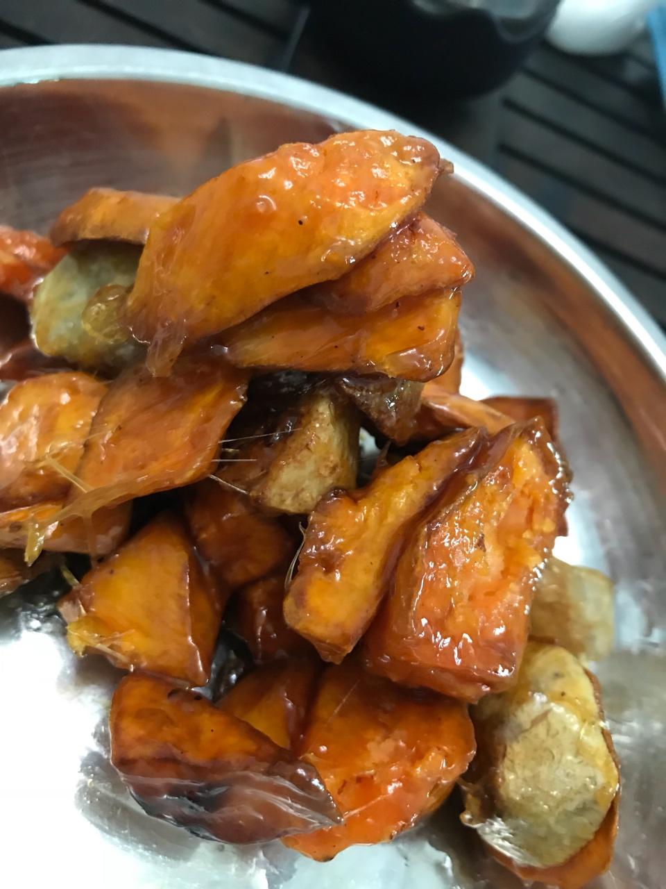 一等吃货cjx做的拔丝地瓜