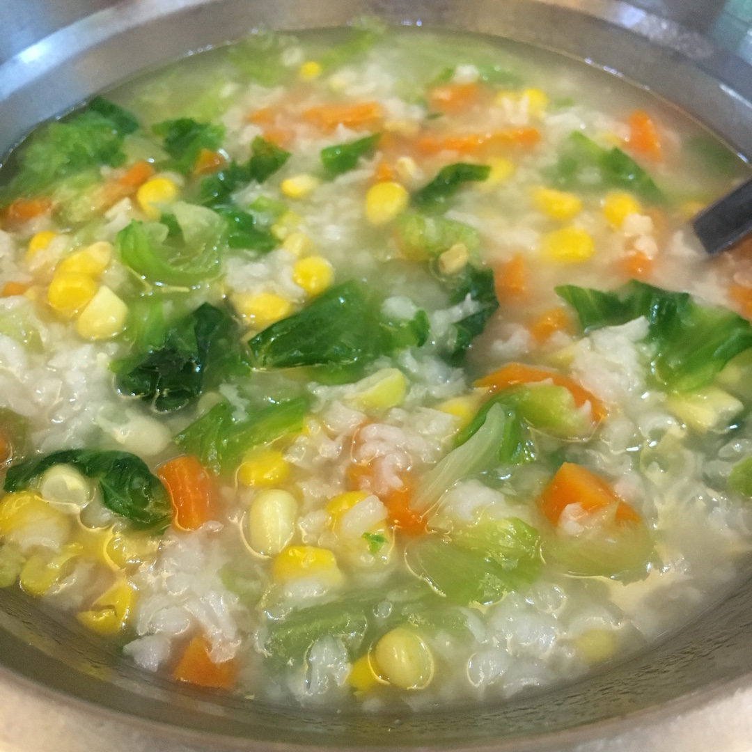 西西要学做饭给团团吃做的白粥【煮粥技巧大公开】