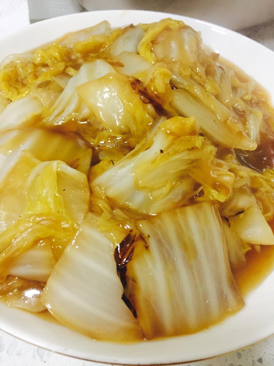 果小妞的吃货麻麻做的醋溜白菜