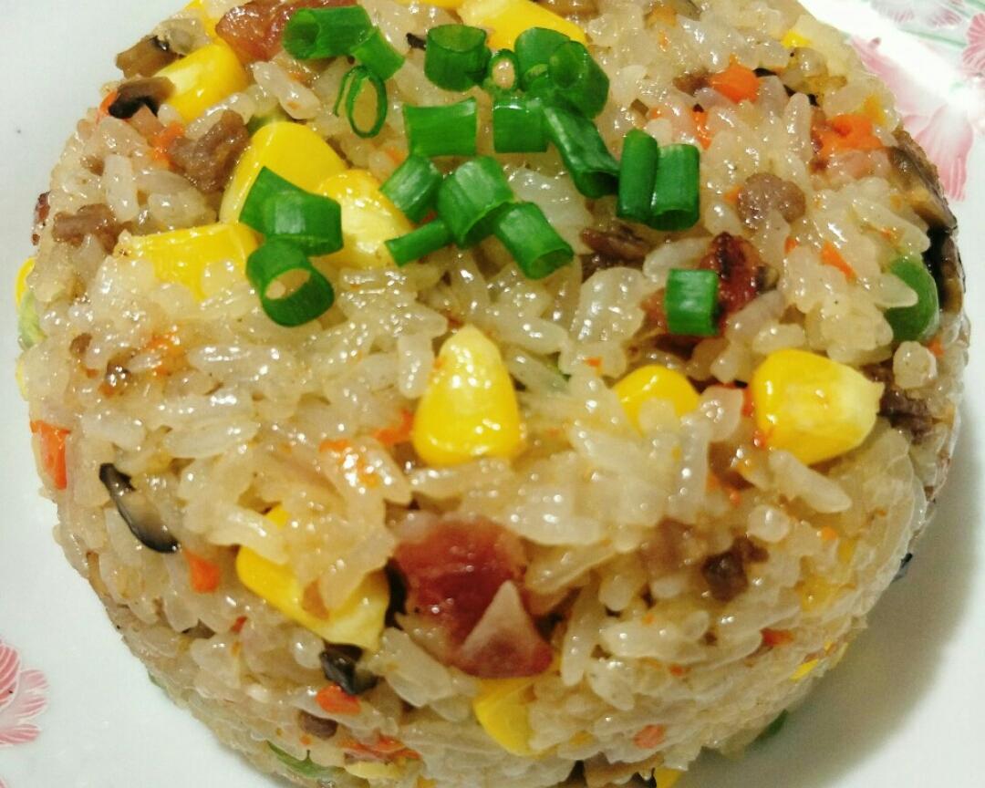 【七彩糯米饭的做法步骤图,七彩糯米饭怎么做好吃】臻