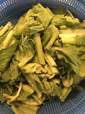 上汤芥菜 鲜美微苦回甘 夏日清火的做法 步骤1