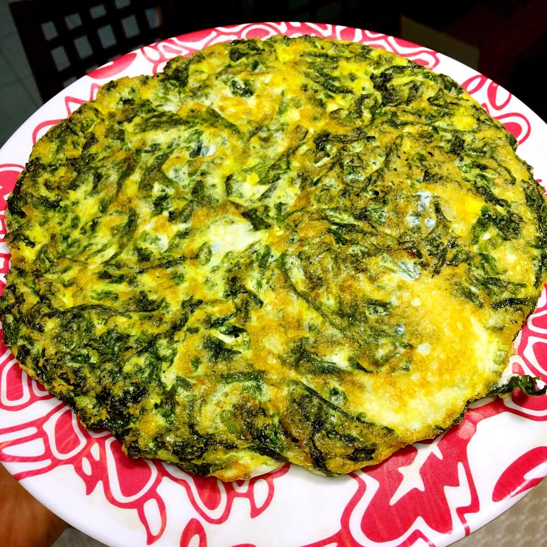 高瑶717做的紫菜煎蛋饼