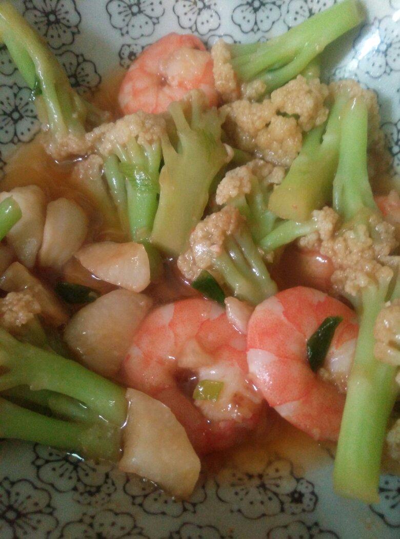 手机用户3906_i79z做的虾仁炒菜花