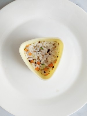 低脂杂粮饭团?的做法 步骤4