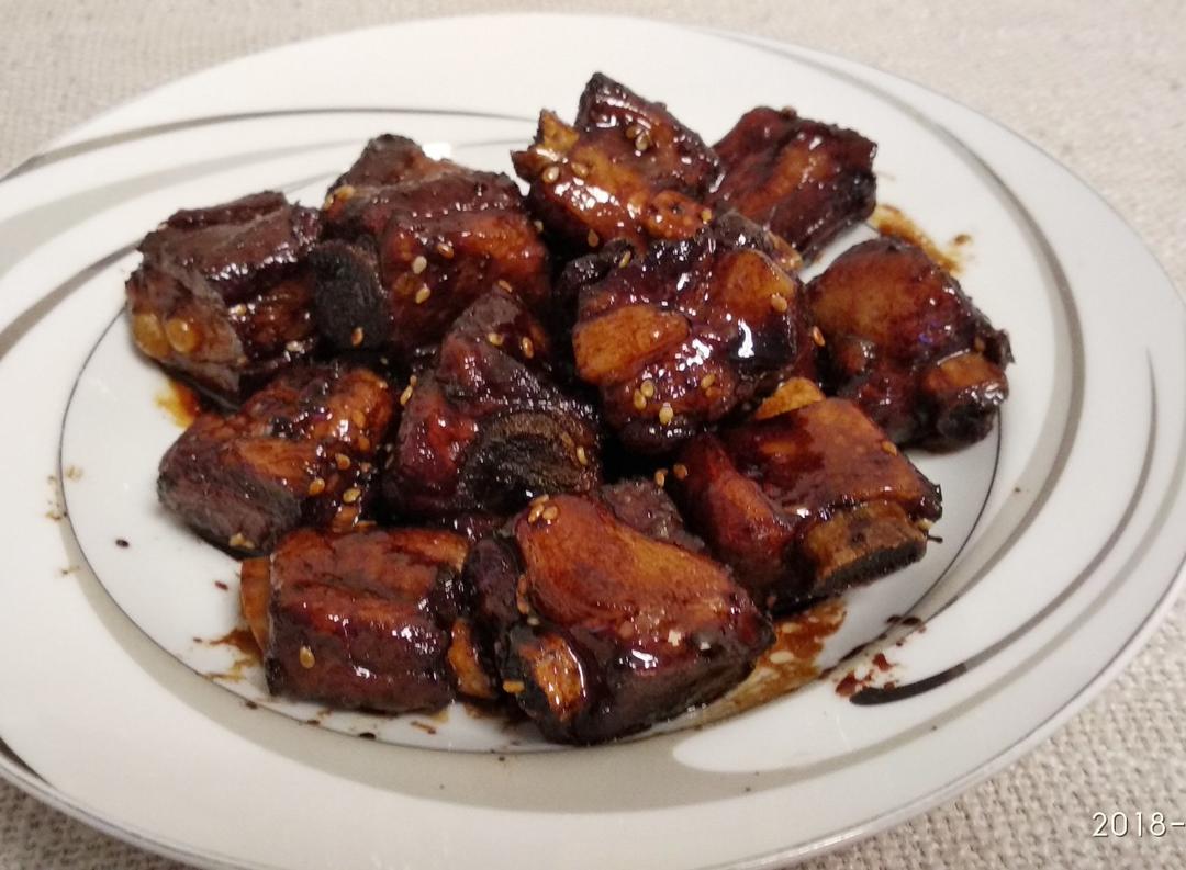 于木墩做的糖醋小排