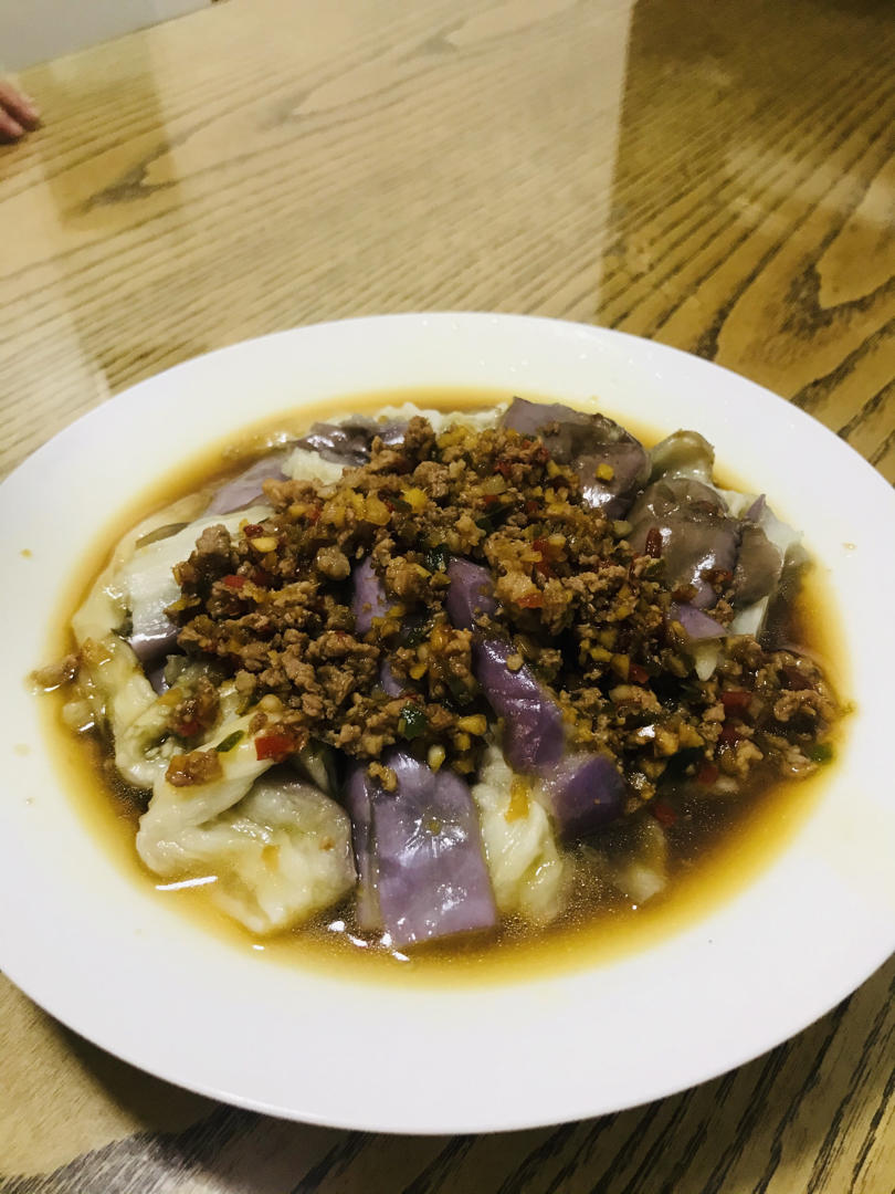 cherry是我做的蒜香蒸茄子