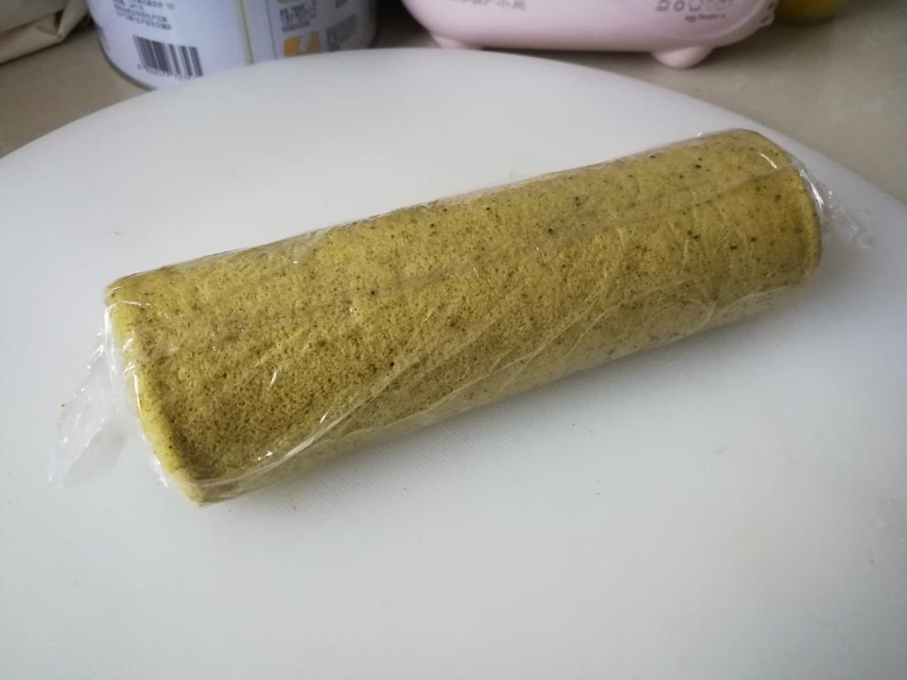 【三味蛋糕卷 (抹茶，可可，红曲)的做法步骤图】环丶丫头-制作