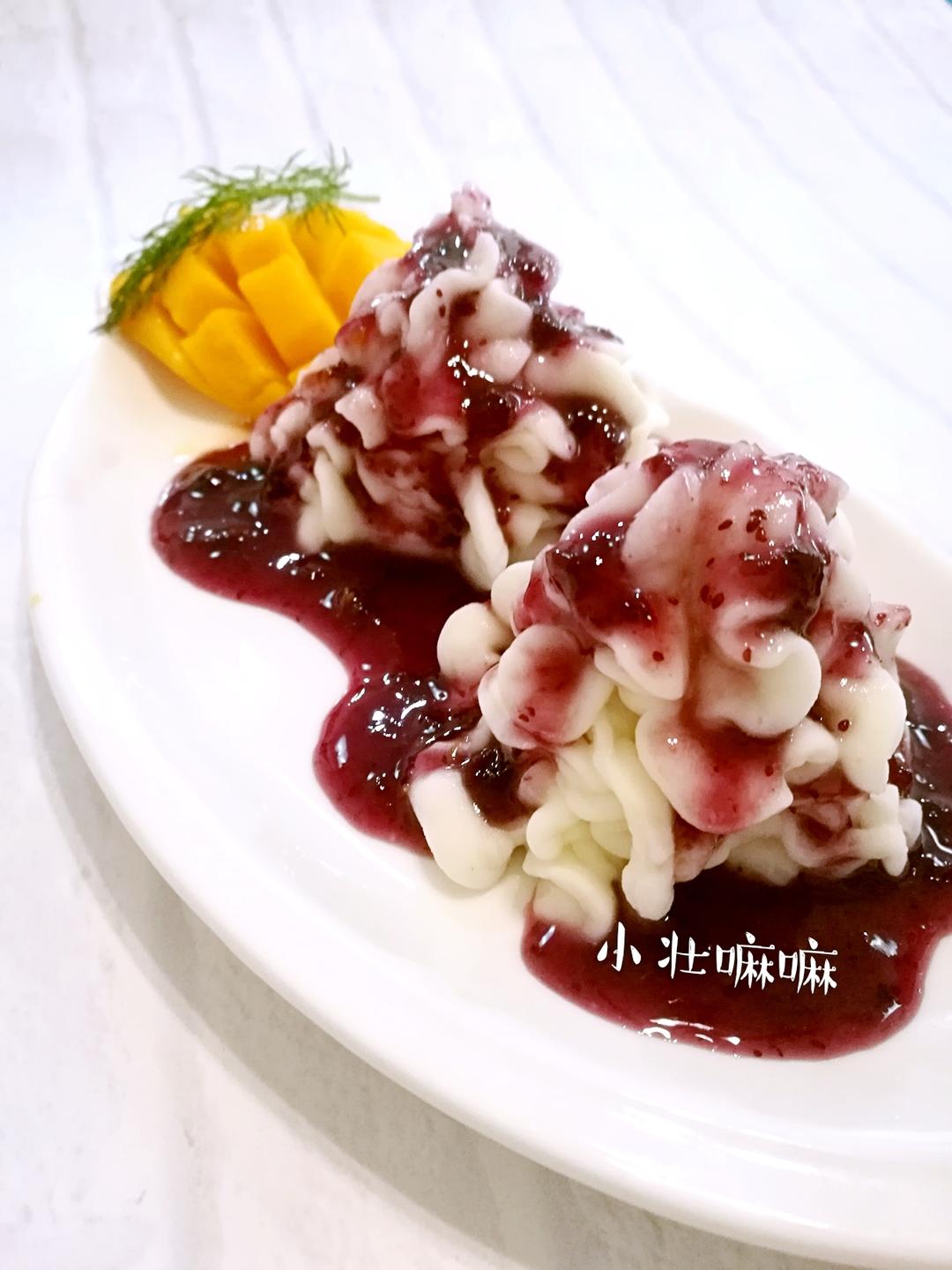 蓝莓山药的做法步骤