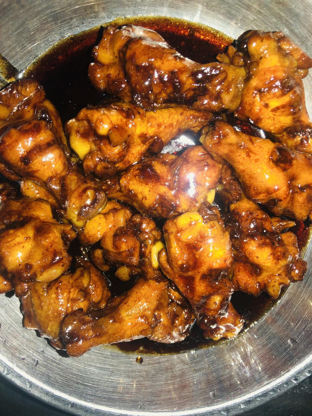 美味可乐鸡腿