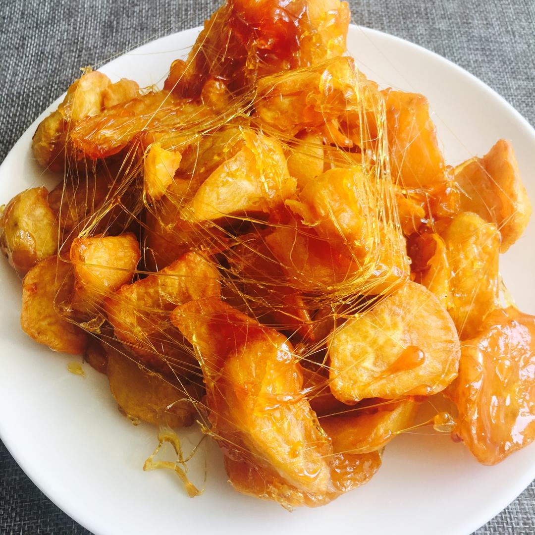 星辰陨落做的拔丝地瓜 toffee sweet potato