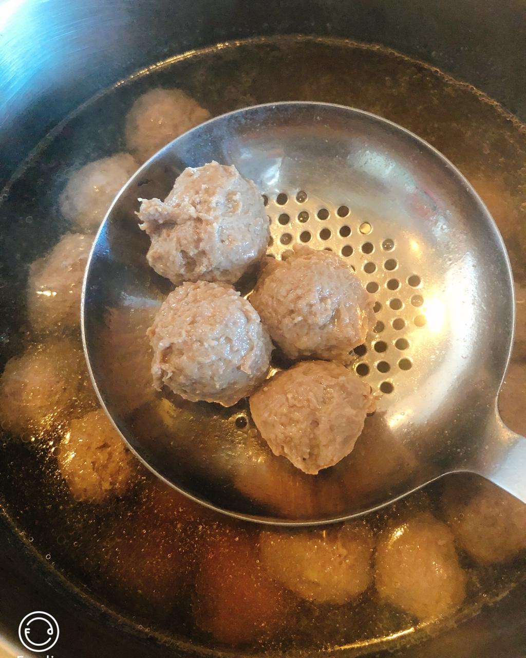 本宫微胖懒得取名做的自制牛肉丸