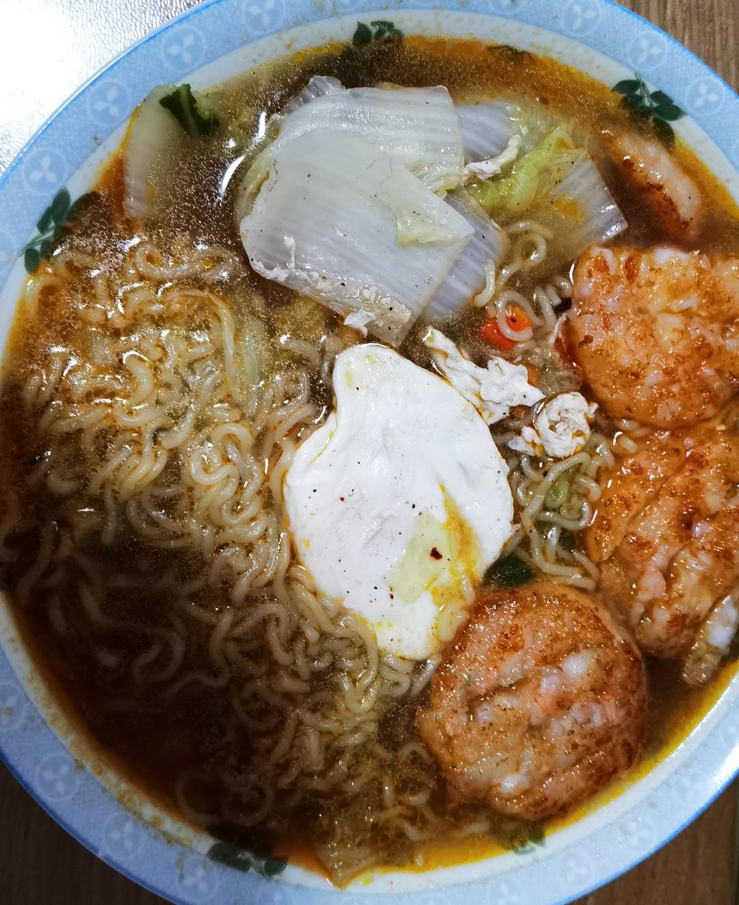 二月的水做的煮方便面