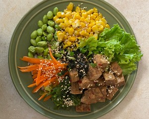 豆腐波奇饭Tofu Poke Bowl的做法 步骤4