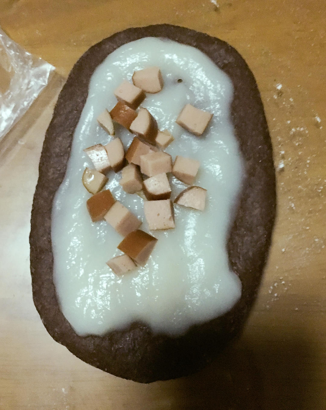 【可可黑麦麻薯软欧（老面版，超详细超啰嗦心得版）的做法步骤图】Moira绵绵-制作