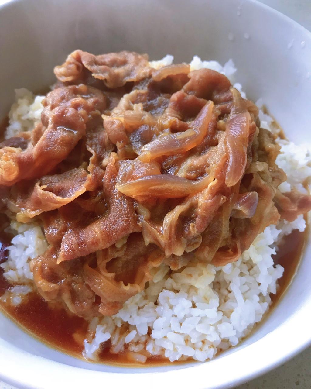 小曼曼做的吉野家牛肉饭牛丼