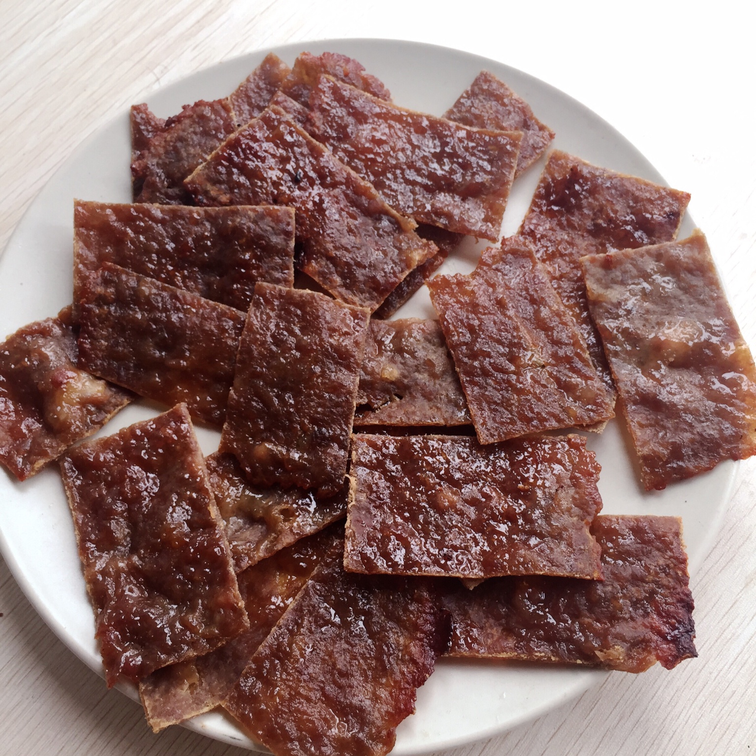 阿立大做的蜜汁猪肉脯