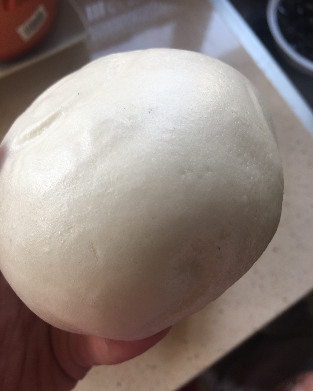 做的大白馒头 steamed bun