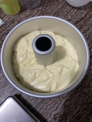 戚风凹底研究的做法 步骤4