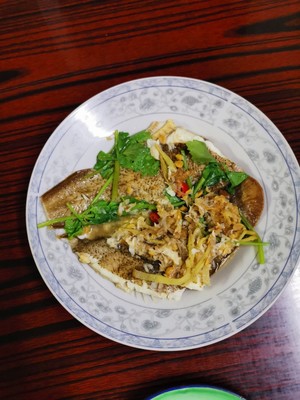 潮汕风味之不用翻面普宁豆酱半煎煮鱼的做法 步骤11