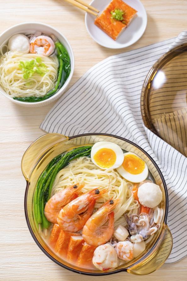 料多多的海鲜面·鲜味十足!