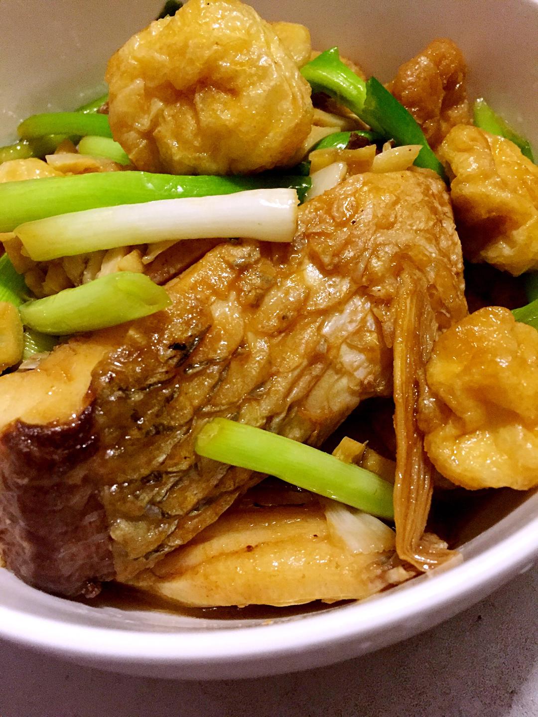 鱼焖豆腐