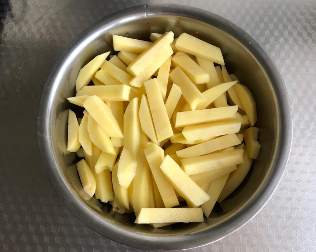 豆角炖土豆条
