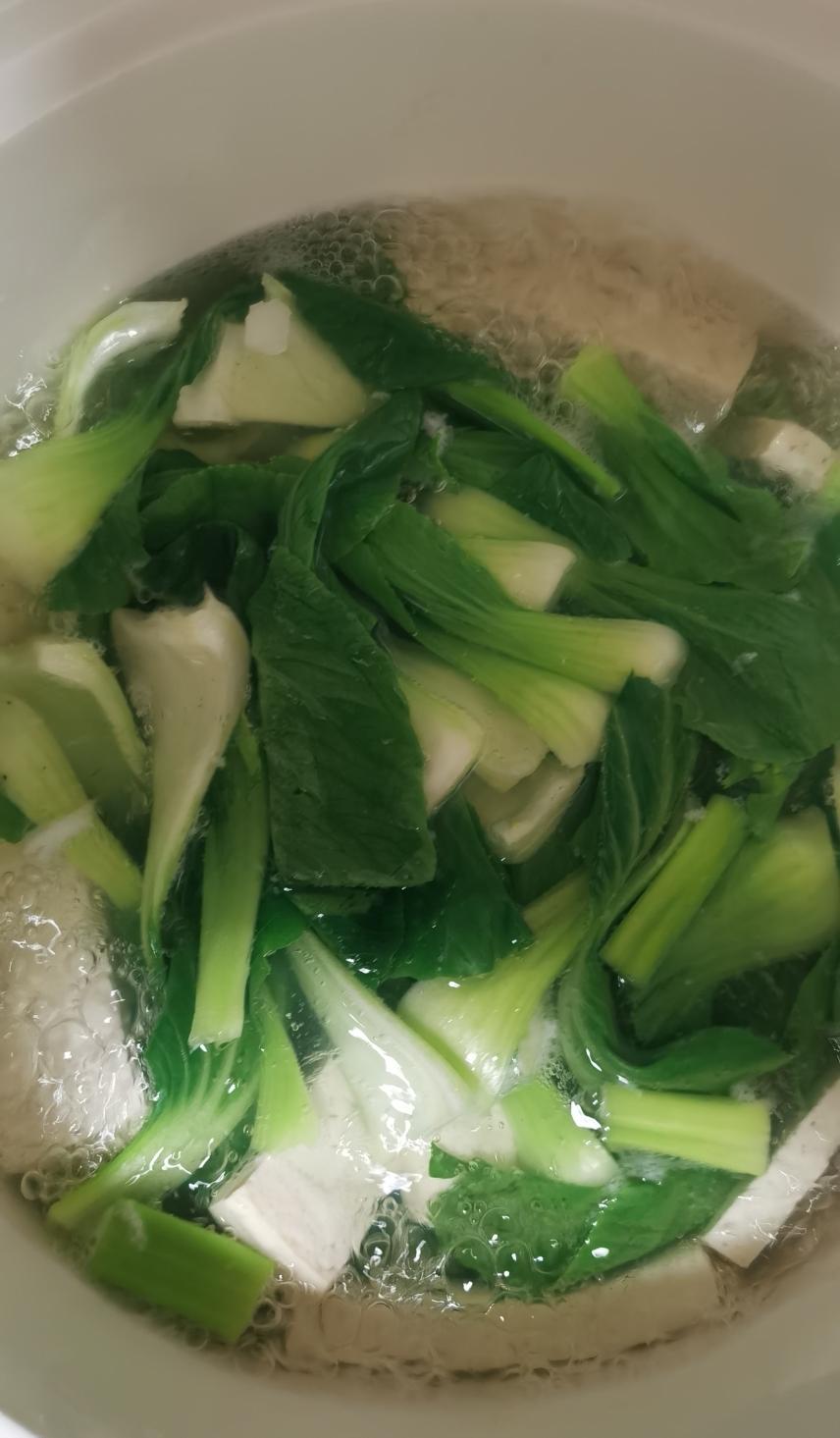 豆腐青菜汤的做法