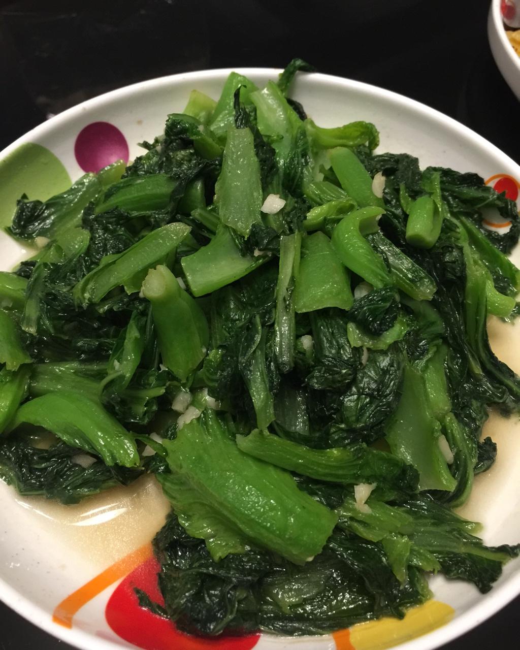 果然素酱oo做的清炒苦麦菜