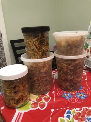 柠檬叶干鸡丝的做法 步骤6