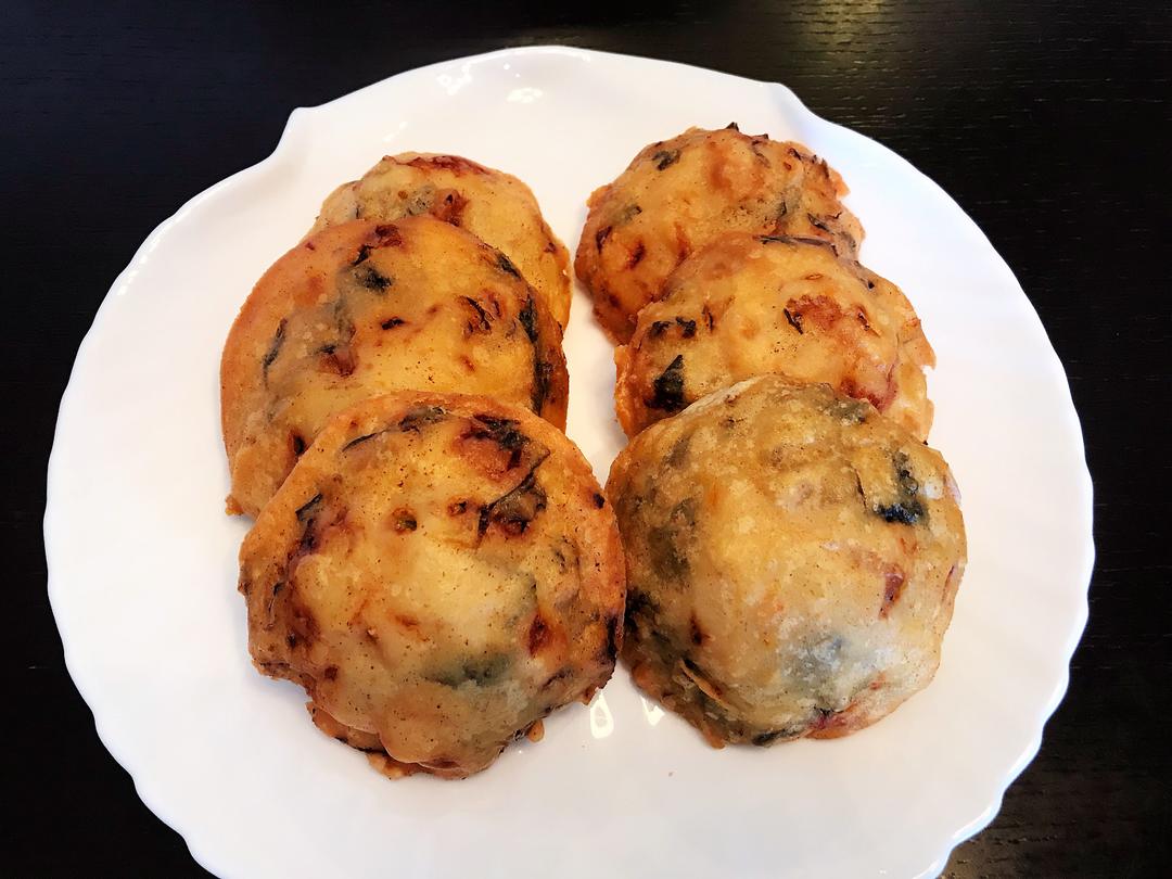 炸海蛎饼的做法