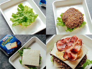 牛肉培根汉堡的做法 步骤9