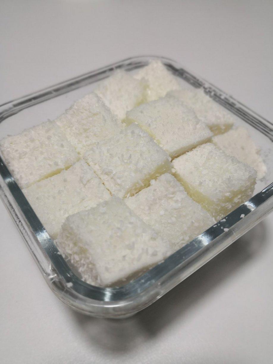 雨季8848做的椰奶冻糕