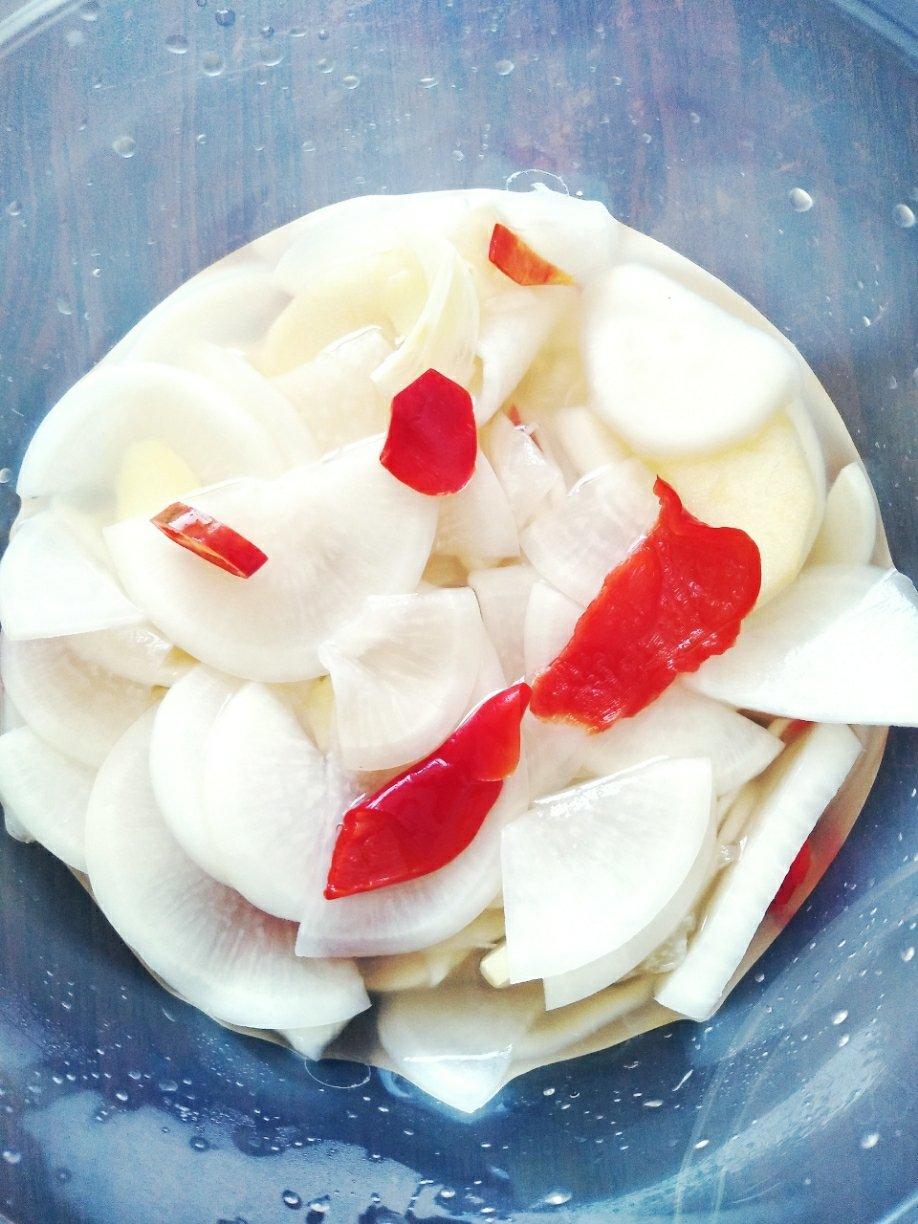 淡然-star做的丑食泡制-酸甜爽口脆萝卜