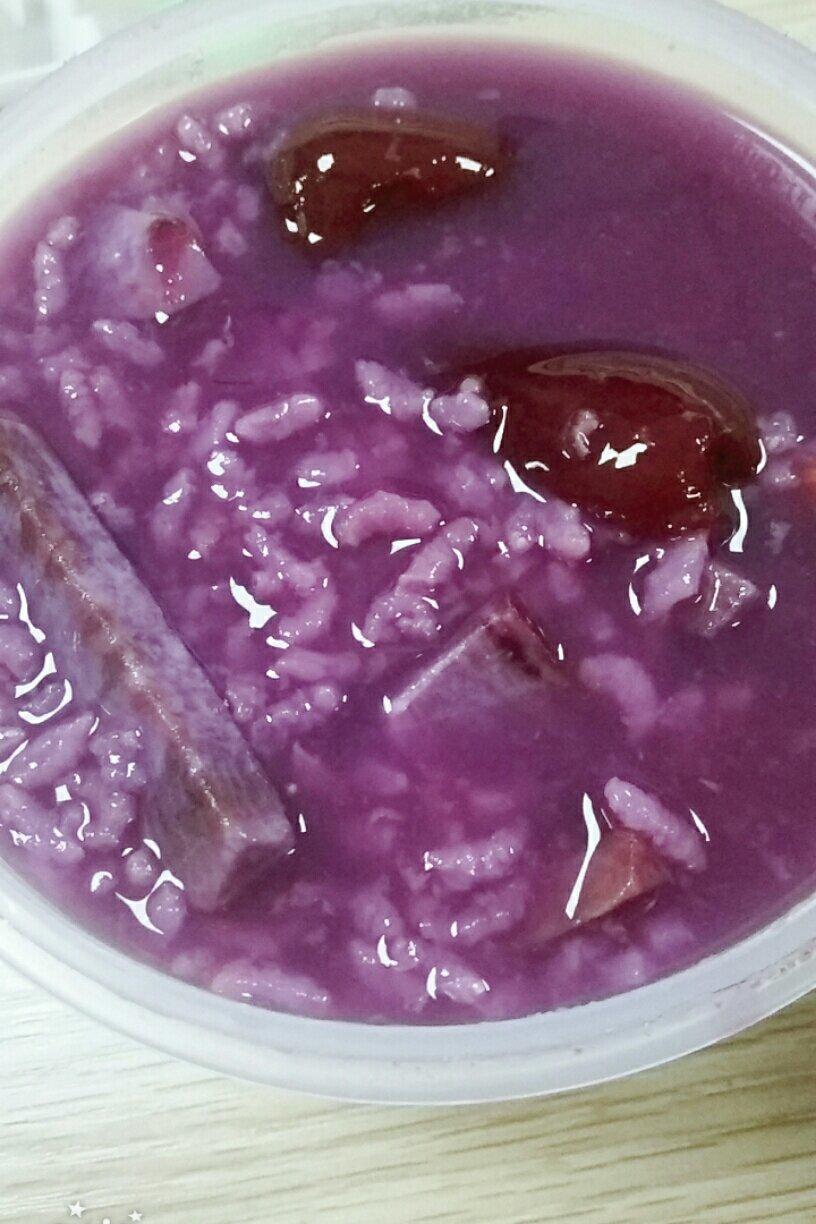 wiut做的紫薯粥