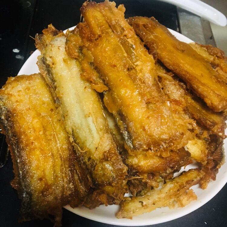 干炸带鱼家常版