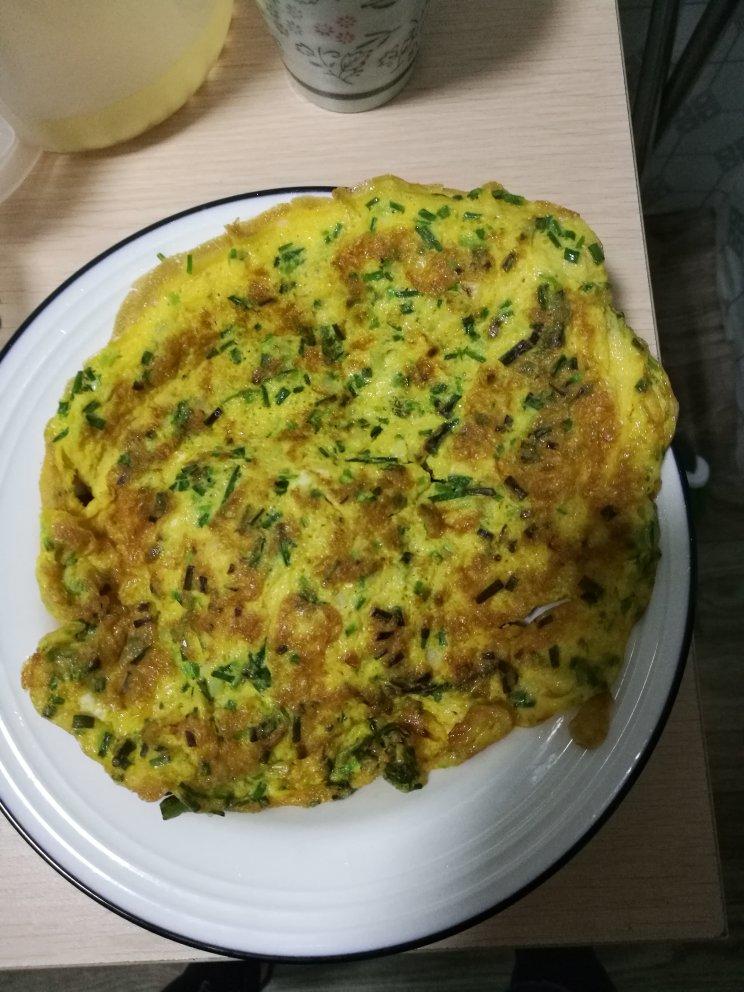 二哥哥饿了做的葱花煎蛋