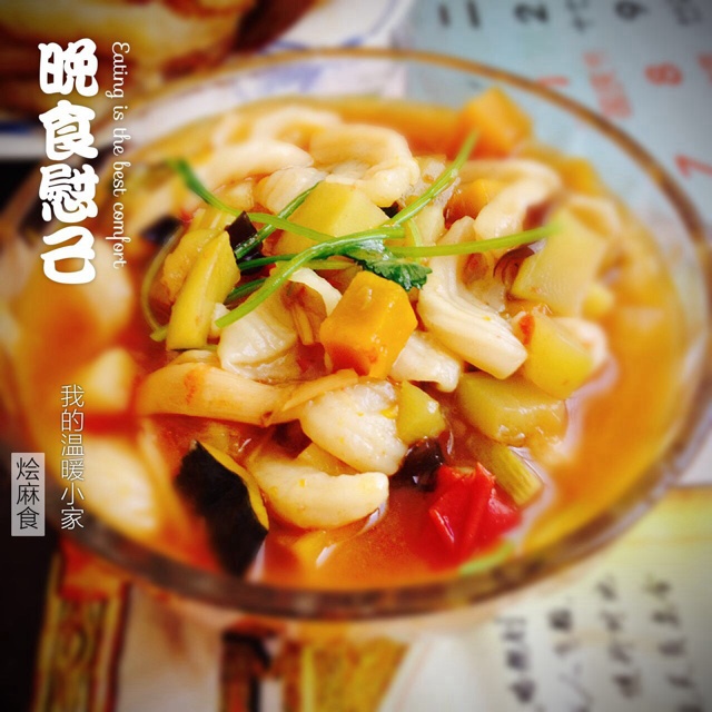 伦乔做的家常猫耳朵面