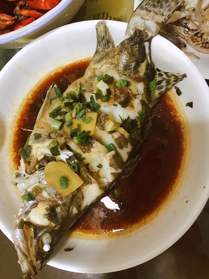 苏晔麻麻做的清蒸桂花鱼鳜鱼适合各种清蒸鱼超级鲜美