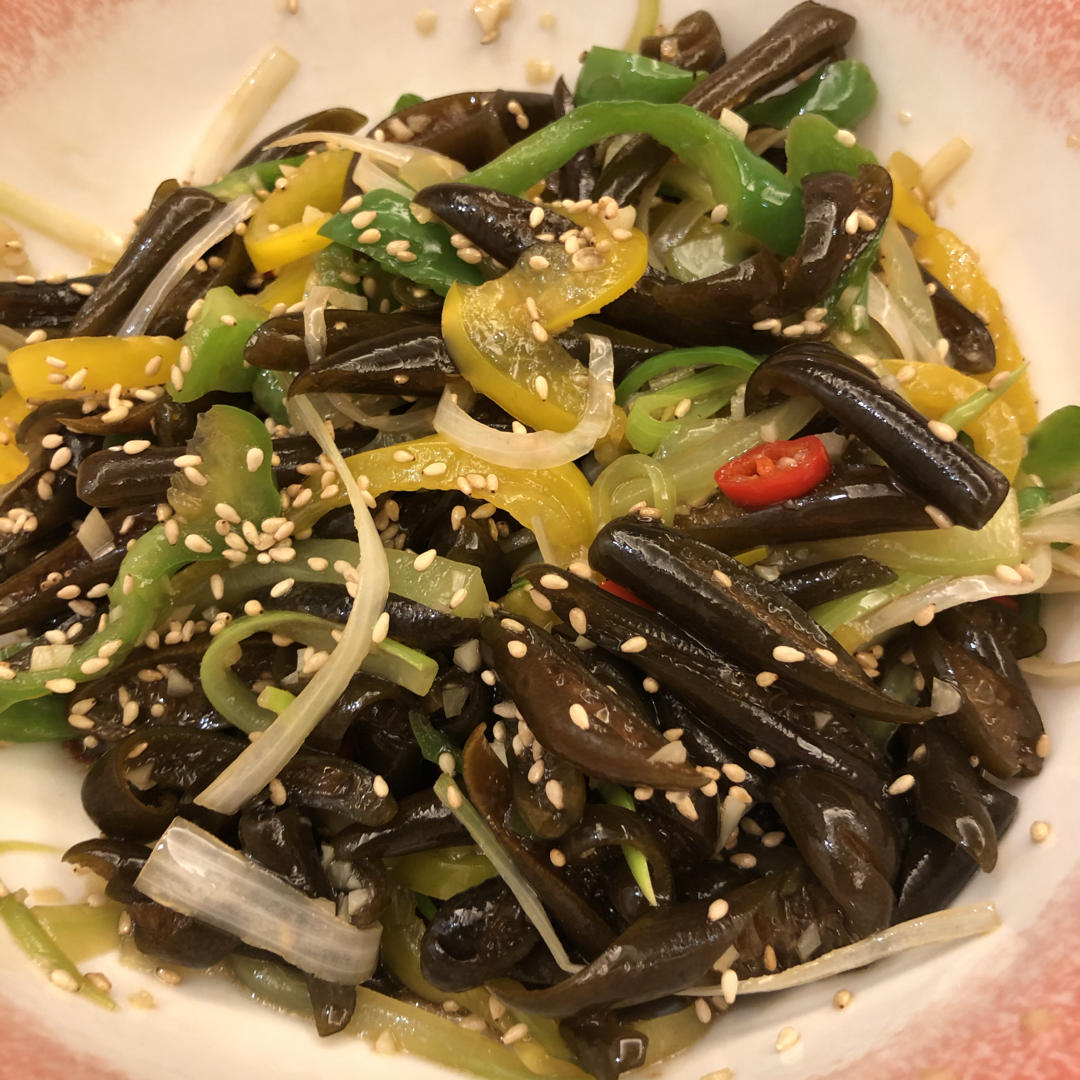 特别容易紧张的阿呆做的凉拌南极海茸条