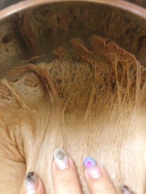 健康美味?一次发酵可可黑芝麻包的做法 步骤3