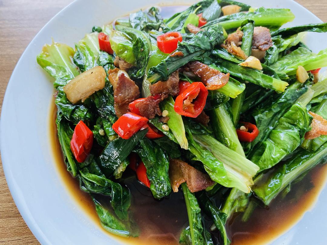 比肉还好吃的炒油麦菜