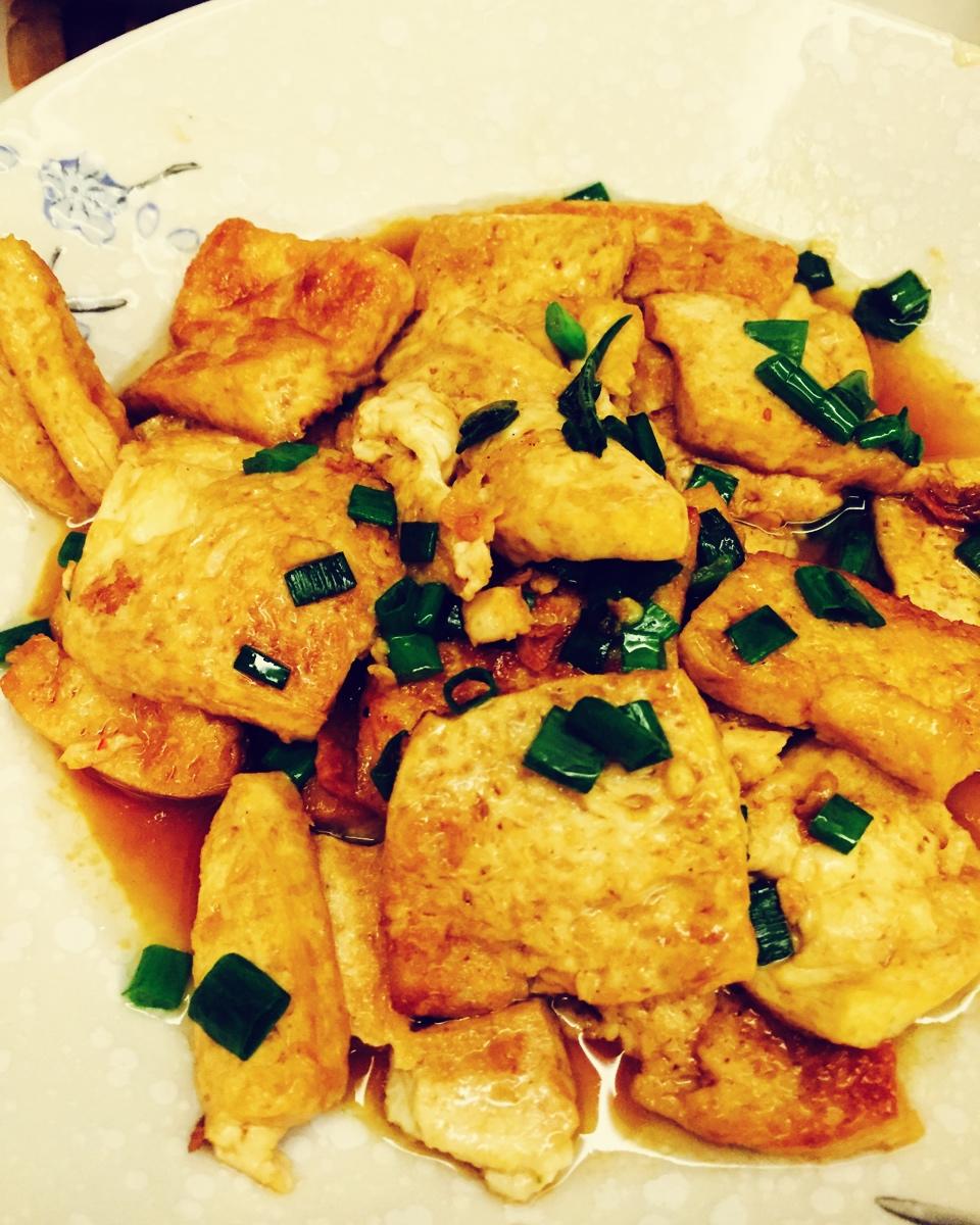 吖lee做的香煎豆腐