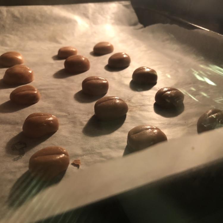 咖啡豆饼干(非速溶版)的做法 步骤3