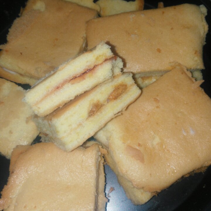 小米米01做的肉松小蛋糕