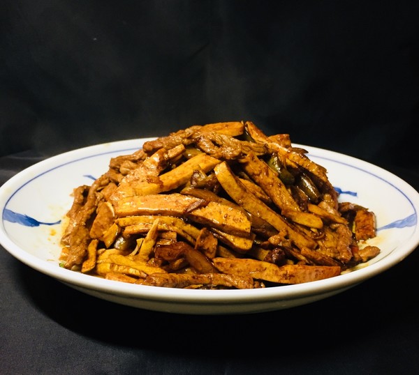 xiao妈做的张姐-香干榨菜肉丝炒粉丝(笋)生蚝怎么v香干茭白图片