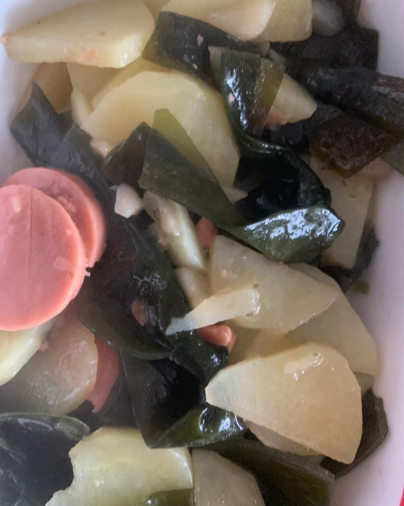 筱苒滴麻麻做的海带片炒土豆片