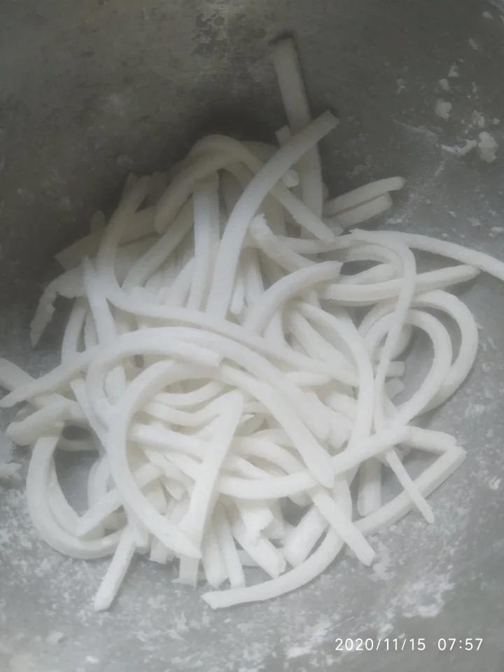 思在方做的刀切糍家乡美食